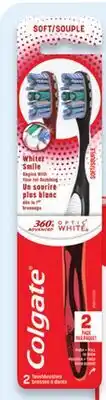 Walmart Colgate 360° Advanced p toothbrushes as 2-pack offer