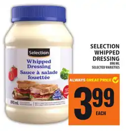 Food Basics SELECTION WHIPPED DRESSING offer