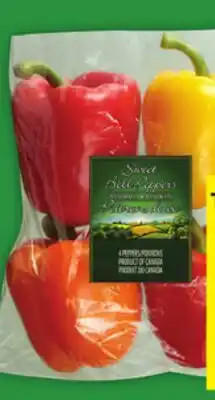 Food Basics ROMAINE HEARTS OR SWEET ASSORTED PEPPERS offer