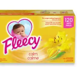 Walmart Fleecy dryer sheets 120s offer