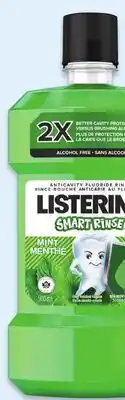 Walmart Listerine Smart Rinse kids' mouthwash offer