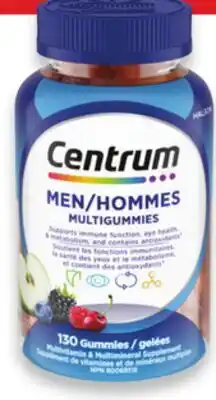 Walmart Centrum Men or Women MultiGummies offer