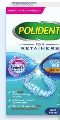 Walmart Polident retainer cleansers offer