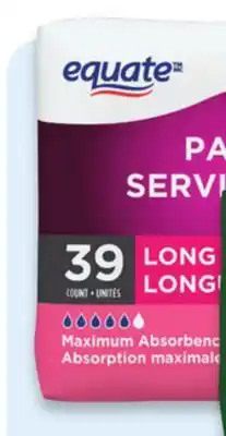 Walmart Equate incontinence guard for men 52s or bladder control pads for women 39s offer