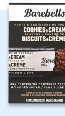 Walmart Barebells protein bars 4-pack offer