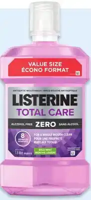 Walmart Listerine Total Care or Ultra Clean mouthwash offer