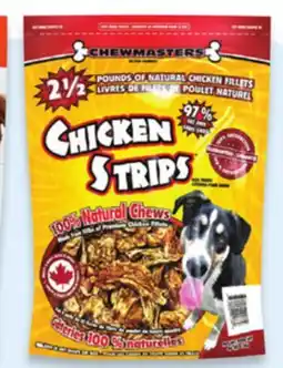 Walmart Chewmasters dog treats chicken strips offer