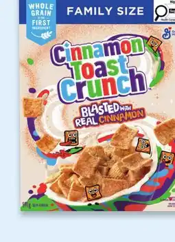 Walmart Cinnamon Toast Crunch family size cereal offer
