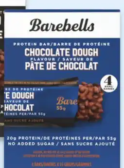 Walmart Barebells protein bars 4-pack offer