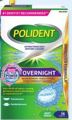 Walmart Polident overnight cleansers offer