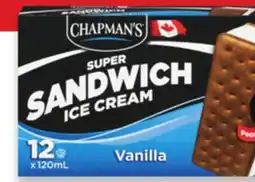Walmart Chapman's Super sandwich novelties offer
