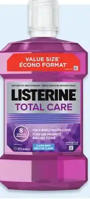 Walmart Listerine Total Care Mouthwash offer