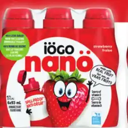 Walmart iögo nanö drinkable yogurt offer