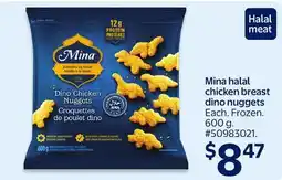 Walmart Mina halal chicken breast dino nuggets offer