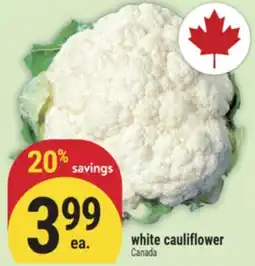 Marché Adonis white cauliflower offer