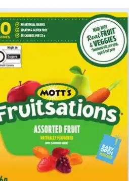 Walmart Mott's Fruitsations offer