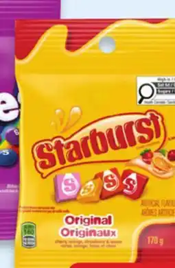 Walmart Starburst candy sharing bag offer