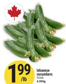 Marché Adonis Lebanese cucumbers offer