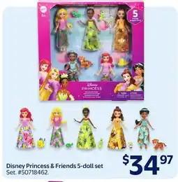 Walmart Disney Princess & Friends 5-doll set offer