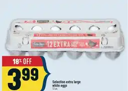 Marché Adonis Selection extra large white eggs offer