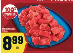 Marché Adonis beef cubes offer