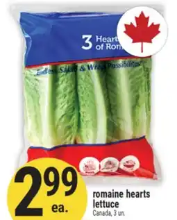Marché Adonis romaine hearts lettuce offer