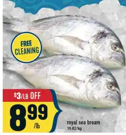 Marché Adonis royal sea bream offer