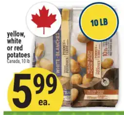 Marché Adonis Yellow, white or red potatoes offer