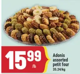Marché Adonis Adonis assorted petit four offer
