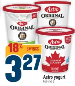 Marché Adonis Astro yogurt offer