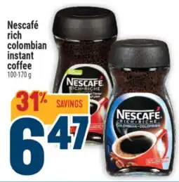 Marché Adonis Nescafé rich colombian instant coffee offer
