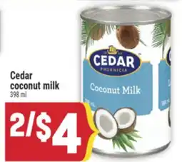 Marché Adonis Cedar coconut milk offer