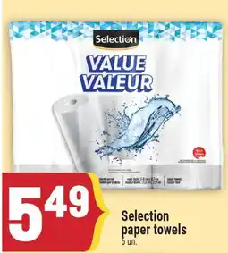 Marché Adonis Selection paper towels offer