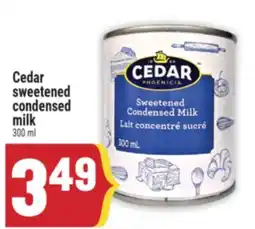 Marché Adonis Cedar sweetened condensed milk offer