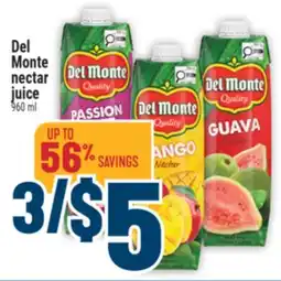 Marché Adonis Del Monte nectar juice offer
