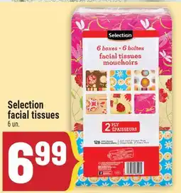Marché Adonis Selection facial tissues offer
