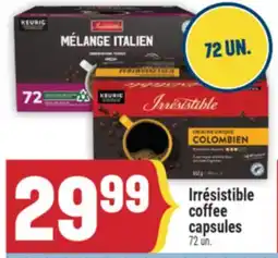 Marché Adonis Irrésistible coffee capsules offer