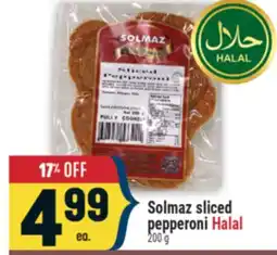 Marché Adonis Solmaz sliced pepperoni Halal offer