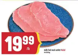 Marché Adonis Milk fed veal cutlet offer