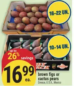 Marché Adonis brown figs or cactus pears offer