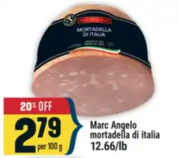 Marché Adonis Marc Angelo mortadella di Italia offer