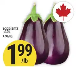 Marché Adonis eggplants offer
