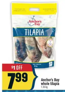 Marché Adonis Anchor's Bay whole tilapia offer