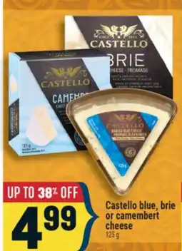 Marché Adonis Castello blue, brie or camembert cheese offer