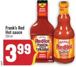 Marché Adonis Frank's Red Hot sauce offer