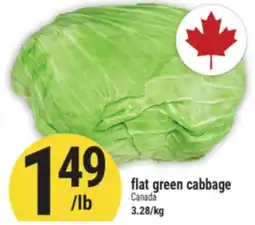 Marché Adonis flat green cabbage offer