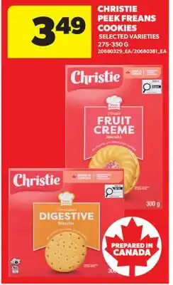 Real Canadian Superstore CHRISTIE PEEK FREAKS COOKIES offer