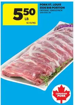 Real Canadian Superstore PORK ST. LOUIS SIDE RIB PORTION offer