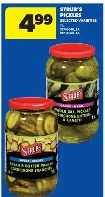 Real Canadian Superstore STRUB'S PICKLES offer