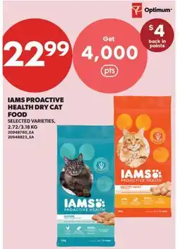 Real Canadian Superstore IAMS PROACTIVE HEALTH DRY CAT FOOD, 2.72/3 offer
